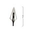 Steambow 0000343 Fenris Wolf Fangs Broadheads - Set Of 3