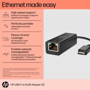 Hp 4Z527AA Usbc To Rj45 Adapter G2