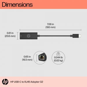 Hp 4Z527AA Usbc To Rj45 Adapter G2