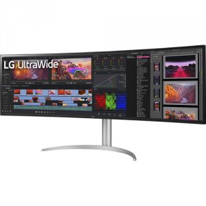 Lg 49BQ95C-W 49  Monitor, 5120 X 1440, Nano Ips, Hdmi Dp Usb 3.0 Usb-c