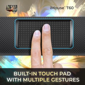 Adesso iMouse-T60 Wireless Touchpad W Arm Rest