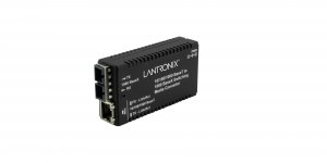 Lantronix M/GE-PSW-SX-01 (LC) Mini Gigabit Ethernet Media Converter Mg