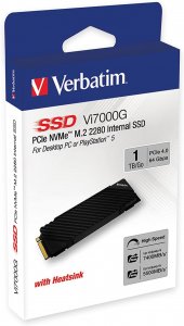 Verbatim 49367 , 1tb Vi7000g, Pcie Nvme M.2, 2280 Internal Ssd