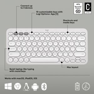 Logitech 920-012201 Pebble 2 Combo Mk For Mac