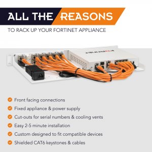 Rackmount RM-FR-T15I Rack Mount Kit For Fortigate 80f  81f Shielded  I