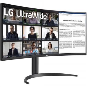 Lg 34BR55QC-B 34  Monitor, 3440x1440, 21:9 Va, Hdmi 2.0 (2), Dp 1.4, U