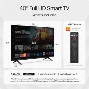 Vizio VFD40M-08 40-inch Full Hd Smart Led Tv - Immerse Yourself