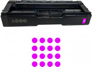 Original Fujitsu 434062 Magenta Toner: Ricoh C125 P Amp; C125 Mf