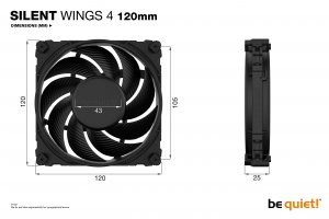 Be BL092 Silent Wings 4 - Case Fan