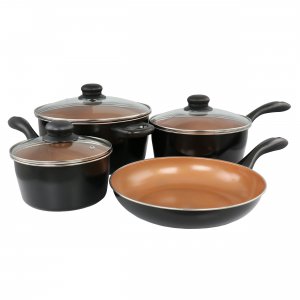 Gibson 82662.07 Home Armada 7 Piece Carbon Steel Nonstick Cookware Set