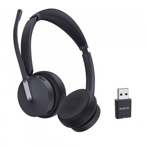 Yealink 1208685 Wh64 Wireless Teams Headset With Dect Dongle