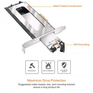 Icydock MB840M2P-B Icy Dock Tougharmor Mb840m2p-b M.2 Nvme Pcie 3.0 Ca