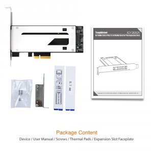 Icydock MB840M2P-B Icy Dock Tougharmor Mb840m2p-b M.2 Nvme Pcie 3.0 Ca