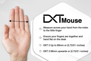 Kinesis PD3DXT3 The Dxt Mouse 3 Is 15% Larger Than The Dxt 2 Making It