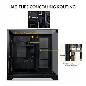 Lianli O11VPX Lian-li  Mid Tower Case - Black Tempered Glass