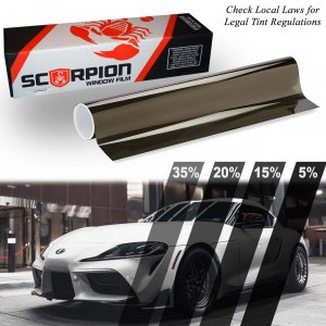 Scorpion CP5B40 Carbon Plus 2-ply Window Tint Roll - 5% Vlt