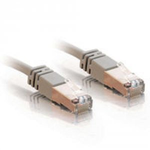 C2g 27260 14ft Cat5e Molded Shielded (stp) Network Patch Cable - Gray