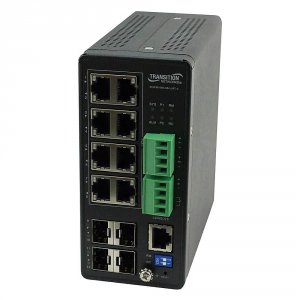 Transition SISPM1040-384-LRT-C Managed Hardened Poe+ Switch