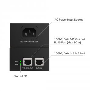 Tplink POE380S Tp-link Accessory  Omada 10g Poe++ Injector Adapter Ret