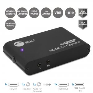 Siig CE-H28311-S1 4k120hz Hdmi 2.1 Capture Device