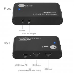 Siig CE-H28311-S1 4k120hz Hdmi 2.1 Capture Device