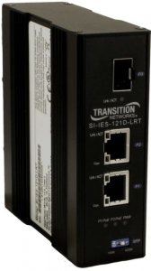 Transition SI-IES-121D-LRT Hrd Poe Media Conv Sfp Slot Rj45 Ports