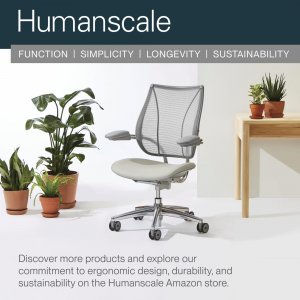 Humanscale F212ATL10NFSSNSC Freedom Headrest, Std Duron Arms W Matchin