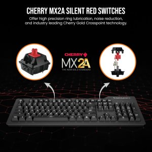 Das DKP13-PRMXREDSIL-US Prime 13 Mark Ii With Cherry Mx Red Silent Swi