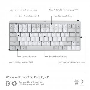 Logitech 920-010553 Mx Mechanical Mini Mac Gery