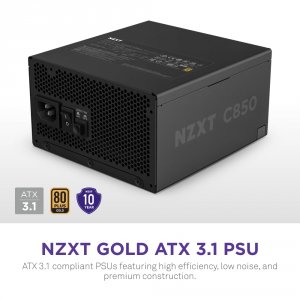 Nzxt PA-8G2BB-US 850w Fully Modular Atx 3.1 Power Supply - 80 Plus Gol