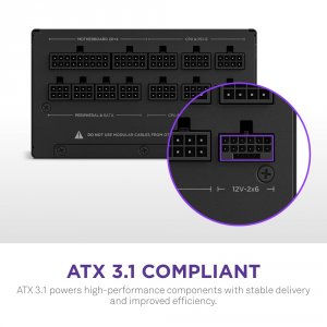 Nzxt PA-8G2BB-US 850w Fully Modular Atx 3.1 Power Supply - 80 Plus Gol