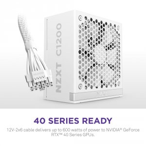 Nzxt PA-2G2BW-US 1200w Atx3.1 Fully Modular Power Supply, 80plus Gold