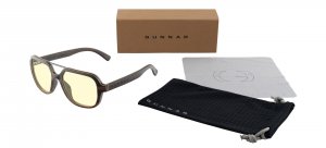 Gunnar HUM-12301 Optiks Humboldt Ebony Frame With Amber Tint