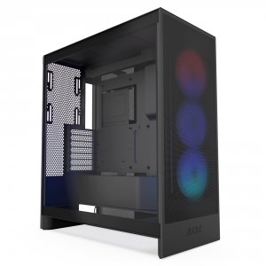 Nzxt CM-H72FB-R1 H7 Flow Rgb Mid-tower Case - Black (2024 Model)