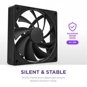 Nzxt RF-Q12SF-B2 F120q 120mm Quiet Airflow Fan - Black