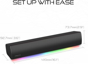 Creative 51MF8465AA000 Creative Sound Blaster Gs3 Rgb Gaming Soundbar