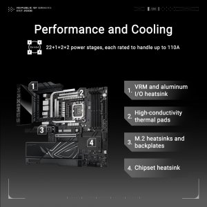 Asus ROG MAXIMUS Z890 HERO Rog Maximus Z890 Hero Atx Motherboard With 