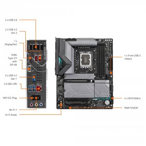 Gigabyte Z890 EAGLE WIFI7 Z890 Eagle Wifi7 Atx Motherboard For Intel L