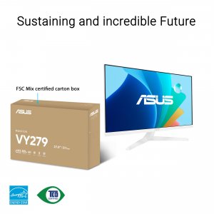 Asus VY279HF-W Mn Vy279hf-w 27 Ips 1920x1080 16:9 1ms Mprt 100hz Hdmi 