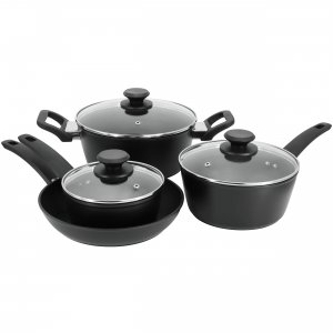 Oster 141068.07RR Connelly 7 Piece Textured Nonstick Aluminum Cookware