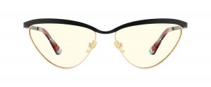 Gunnar YOD-12709 Optiks Year Of The Dragon Onyx Gold Frame - Clear Tin