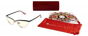 Gunnar YOD-12709 Optiks Year Of The Dragon Onyx Gold Frame - Clear Tin