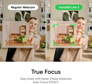 Insta360 CINSABNB Link 2 Standard Edition - 4k Webcam With Ai