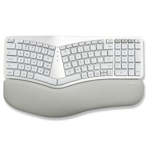 Macally BTBLERGO2A Ergonomic Wireless Mac Keyboard