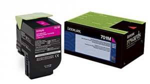 Original Lexmark 70C10M0 (701m) Magenta Return Program Toner Cartridge