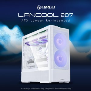 Lianli LANCOOL 207 WHITE Lian-li Lancool 207 White Mid Tower Case With