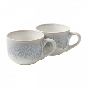 Cravings 129343.02 2 Piece 19.5 Ounce Stoneware Mug Set In Blue