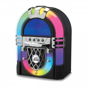 Victor VDTJ-1000BK Victor Mini Bluetooth Jukebox With Multicolor Led L