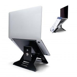 Rgo RGORIDOCBL R-go Riser Document Laptop Stand, Black, Taa Compliant