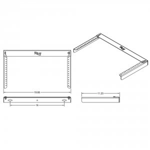 International ICCMSWMUR5 Rack Wall Mount Utility 5 Rms